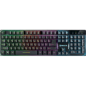 Teclado REAL-EL Gaming 8700 Backlit