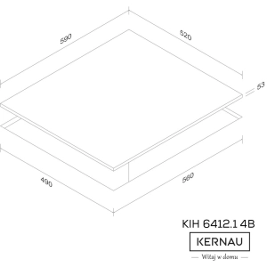 Kernau KIH 6412.1-4B W