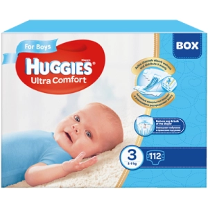 Pañales Huggies Ultra Comfort Boy 3 / 112 pcs