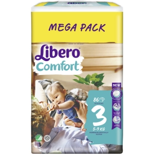 Pañales Libero Comfort 3 / 86 pcs