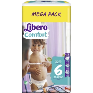 Pañales Libero Comfort 6 / 70 pcs