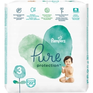 Pañales Pampers Pure Protection 3 / 22 pcs