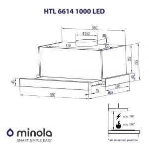 Minola HTL 6614 I 1000 LED