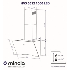 Minola HVS 6612 BL 1000 LED