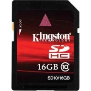 Tarjeta de memoria Kingston SDHC Class 10 16Gb