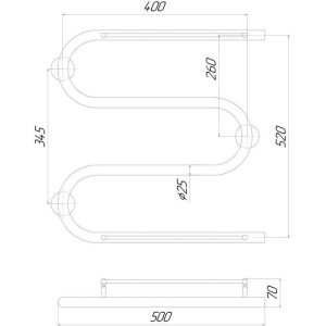 Q-tap Snake shelf 500x500 RE