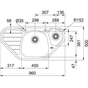 Franke Spark SKL 651-E 101.0497.699