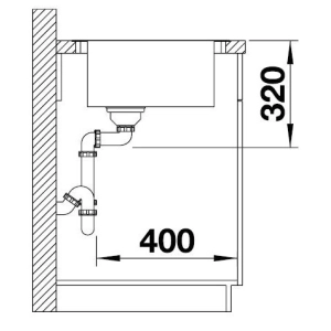 Blanco Andano XL 6S-IF 522999