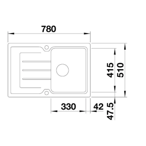 Blanco Classic Neo 45S 523995