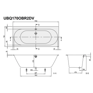 Villeroy & Boch Oberon 2.0 170x75