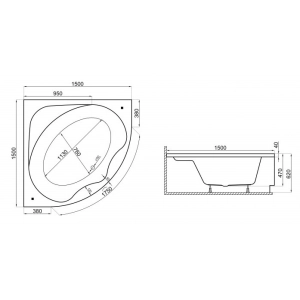 Bañera Polimat Standard III 150x150