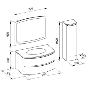 Muebles de lavabo