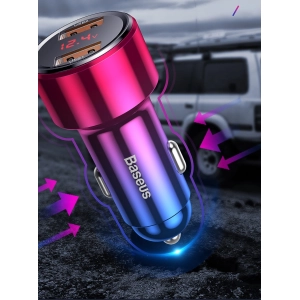 BASEUS Magic Dual USB Quick Chargering Car Charger