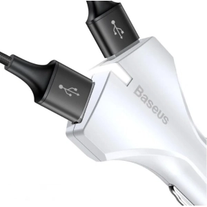 BASEUS Small Rocket QC3.0 Dual-USB Car Charger