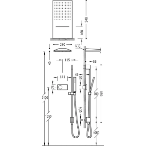 Tres Shower technology 09286307