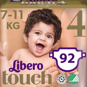 Pañales Libero Touch Open 4 / 92 pcs