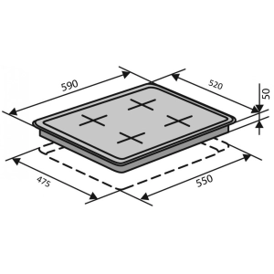 VENTOLUX HSF 640 T3G CEST WH