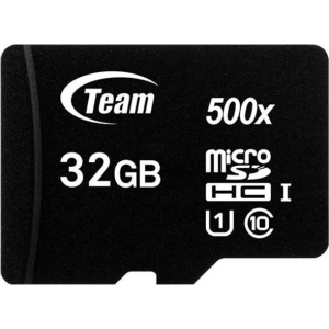 Tarjeta de memoria Team Group microSDHC Class 10 500x 32Gb