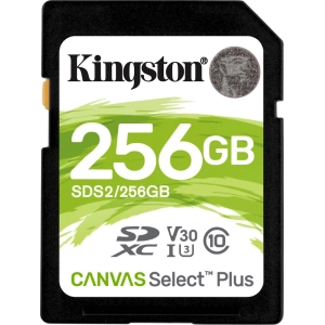 Tarjeta de memoria Kingston SDXC Canvas Select Plus 256Gb