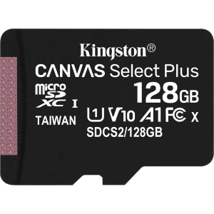 Tarjeta de memoria Kingston microSDXC Canvas Select Plus 128Gb