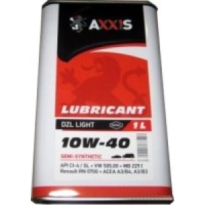 Aceite de motor Axxis DZL Light 10W-40 1L