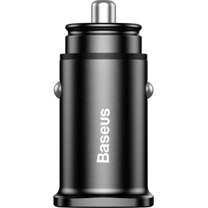 BASEUS Square Metal 30W Dual Quick Car Charger