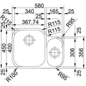 Franke Armonia AMX 160 122.0021.448