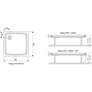 Ravak Perseus Pro Flat XA034411010