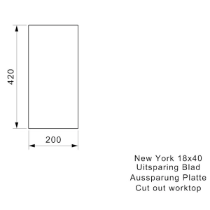 Reginox New York 18x40