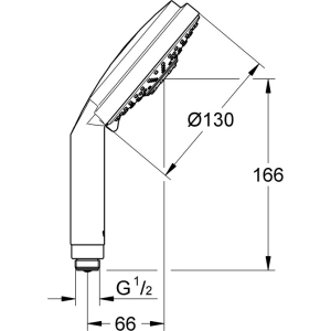 Grohe New Rainshower Cosmopolitan 130 28762001