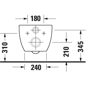 Inodoro Duravit Architec 2572090000