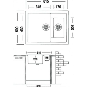 Fregadero Adamant Duplex