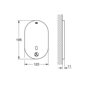 Batidora Grohe Eurosmart Cosmopolitan E 36415000