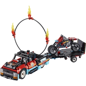 Constructor Lego Stunt Show Truck and Bike 42106