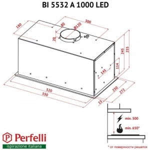 Perfelli BI 5532 A 1000 WH LED