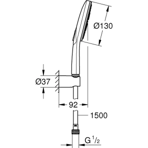 Grohe Rainshower SmartActive 130 26581000