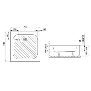 Polimat Karen 70x70