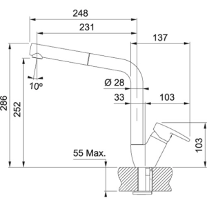 Franke Spark Pull Out 115.0523.631