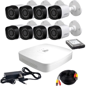 Kit de videovigilancia Dahua KIT-HDCVI-8W/HDD1000