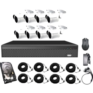 Kit de vigilancia CoVi Security AHD-8W 5MP MasterKit/HDD1000