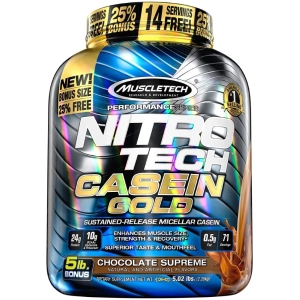 Proteína MuscleTech Nitro Tech Casein Gold 2,27 kg