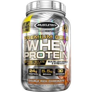 Proteína MuscleTech Premium Gold 100 % Whey Protein 0,907 kg