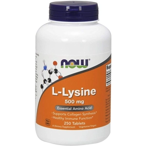 Aminoácidos Now L-Lysine 500 mg 250 tab