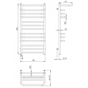 Paladii Estet Shelf E L 500x1000