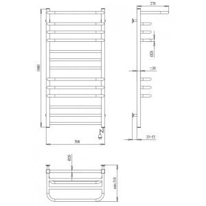 Paladii Estet Shelf E R 500x1000