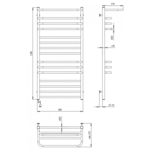 Paladii Estet Shelf E L 600x1200