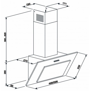 ELEYUS Vertical 700 50 BG