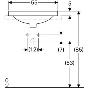 Geberit VariForm 55 500.717.01.2