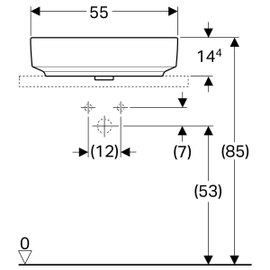 Geberit VariForm 55 500.771.01.2