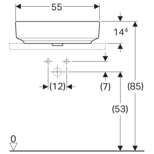 Geberit VariForm 55 500.779.01.2